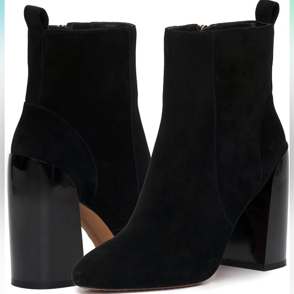 Vince Camuto Shoes - Vince Camuto Women’s Enverna Ankle Boot w/High Gloss Monochromatic Heel, Size 10
